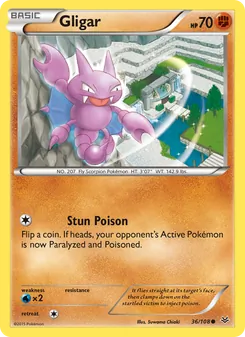 Gligar, Roaring Skies, no. 36
