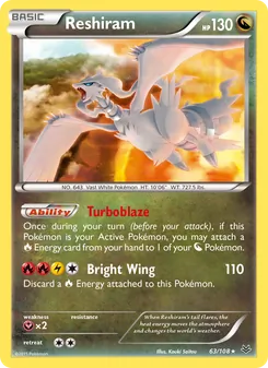 Reshiram, Roaring Skies, no. 63
