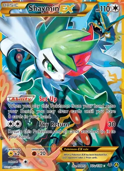 Shaymin EX, Roaring Skies, no. 77a