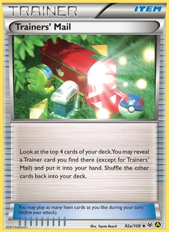 Trainers' Mail, Roaring Skies, no. 92a