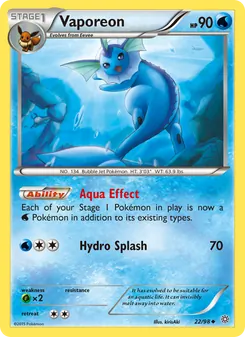 Vaporeon, Ancient Origins, no. 22