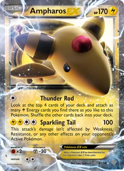 Ampharos EX, Ancient Origins, no. 27