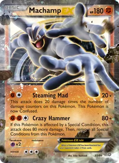 Machamp EX, Ancient Origins, no. 37