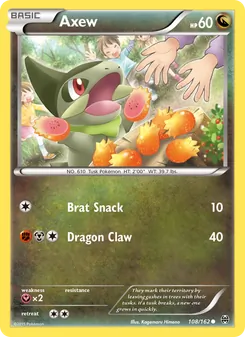 Axew, BREAKthrough, no. 108