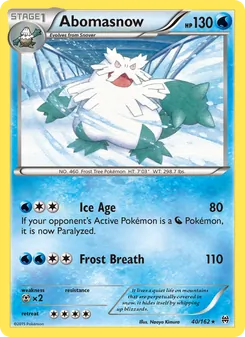 Abomasnow, BREAKthrough, no. 40