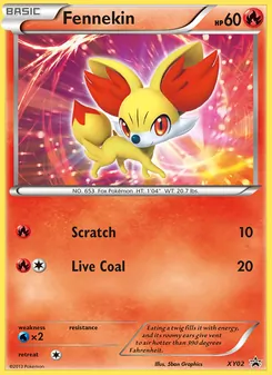 Fennekin, XY Black Star Promos, no. XY02