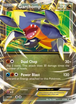 Garchomp EX, XY Black Star Promos, no. XY09