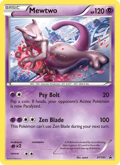 Mewtwo, XY Black Star Promos, no. XY101