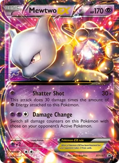 Mewtwo EX, XY Black Star Promos, no. XY107