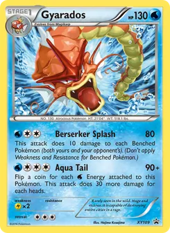 Gyarados, XY Black Star Promos, no. XY109