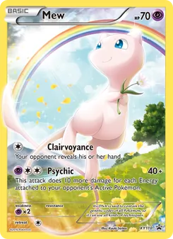 Mew, XY Black Star Promos, no. XY110