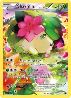 Shaymin, XY Black Star Promos, no. XY115