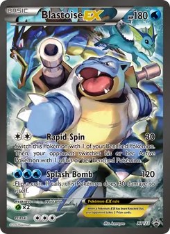Blastoise EX, XY Black Star Promos, no. XY122