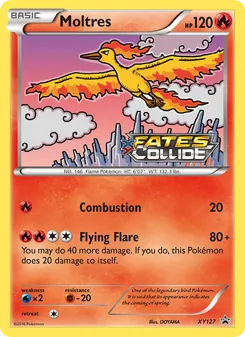 Moltres, XY Black Star Promos, no. XY127