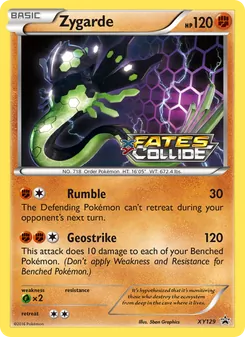 Zygarde, XY Black Star Promos, no. XY129