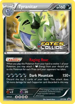 Tyranitar, XY Black Star Promos, no. XY130