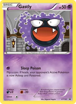 Gastly, XY Black Star Promos, no. XY132