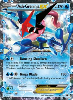 Ash Greninja EX, XY Black Star Promos, no. XY133