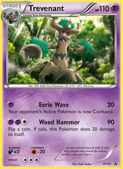 Trevenant, XY Black Star Promos, no. XY14