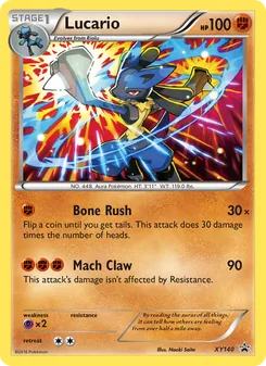 Lucario, XY Black Star Promos, no. XY140