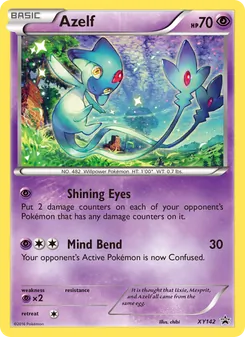 Azelf, XY Black Star Promos, no. XY142