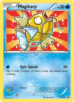 Magikarp, XY Black Star Promos, no. XY143