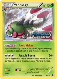 Yanmega, XY Black Star Promos, no. XY144