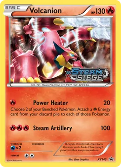 Volcanion, XY Black Star Promos, no. XY145