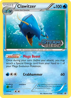 Clawitzer, XY Black Star Promos, no. XY146