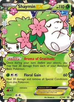 Shaymin EX, XY Black Star Promos, no. XY148