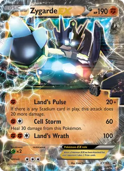 Zygarde EX, XY Black Star Promos, no. XY151