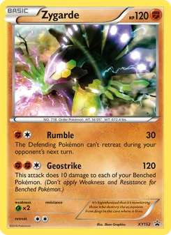 Zygarde, XY Black Star Promos, no. XY152