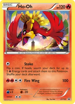 Ho Oh, XY Black Star Promos, no. XY153