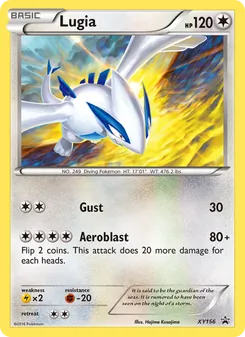 Lugia, XY Black Star Promos, no. XY156