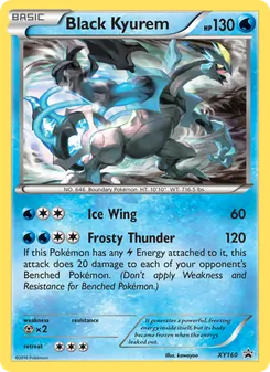 Black Kyurem, XY Black Star Promos, no. XY160