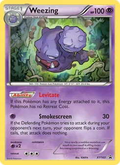 Weezing, XY Black Star Promos, no. XY163