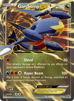 Garchomp-EX, XY Black Star Promos, no. XY167