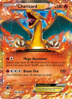 Charizard EX, XY Black Star Promos, no. XY17