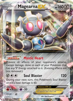 Magearna-EX, XY Black Star Promos, no. XY175