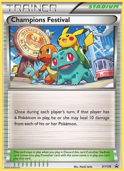Champions Festival, XY Black Star Promos, no. XY176
