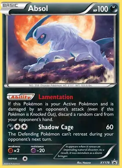 Absol, XY Black Star Promos, no. XY178