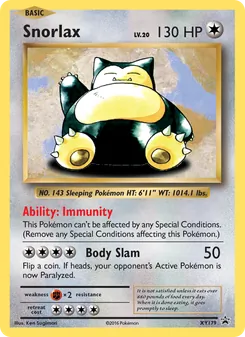 Snorlax, XY Black Star Promos, no. XY179