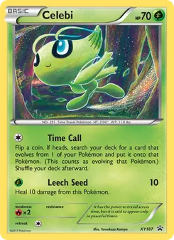 Celebi, XY Black Star Promos, no. XY187