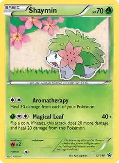 Shaymin, XY Black Star Promos, no. XY188