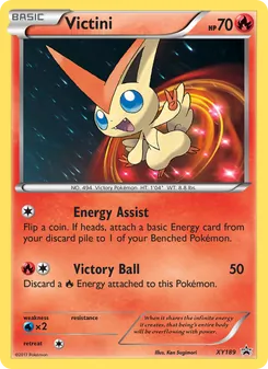 Victini, XY Black Star Promos, no. XY189