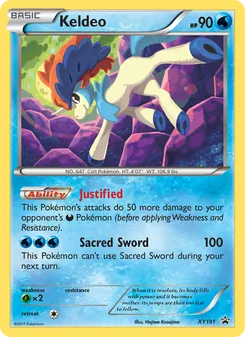 Keldeo, XY Black Star Promos, no. XY191
