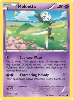 Meloetta, XY Black Star Promos, no. XY193