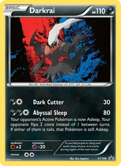 Darkrai, XY Black Star Promos, no. XY194