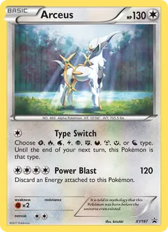 Arceus, XY Black Star Promos, no. XY197