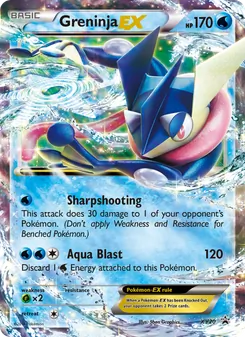 Greninja EX, XY Black Star Promos, no. XY20